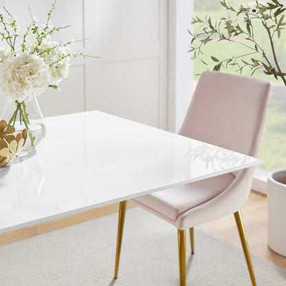 Lippa 60" Rectangular Wood Dining Table by Furniture For America