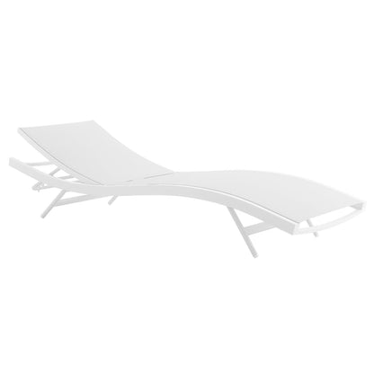 Glimpse Outdoor Patio Mesh Chaise Lounge Chair by Furniture for America