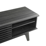 Vera 70" Entertainment Center TV Stand in Charcoal
