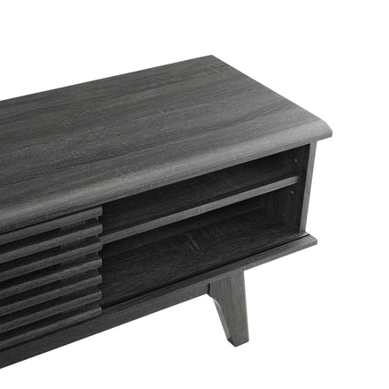 Render 70" Entertainment Center TV Stand in Charcoal