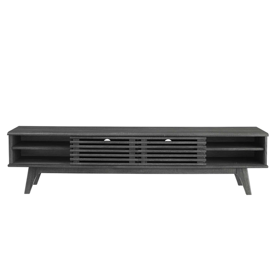 Vera 70" Entertainment Center TV Stand in Charcoal