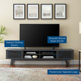 Vera 70" Entertainment Center TV Stand in Charcoal
