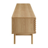 Vera 70" Entertainment Center TV Stand in Oak