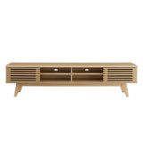 Vera 70" Entertainment Center TV Stand in Oak