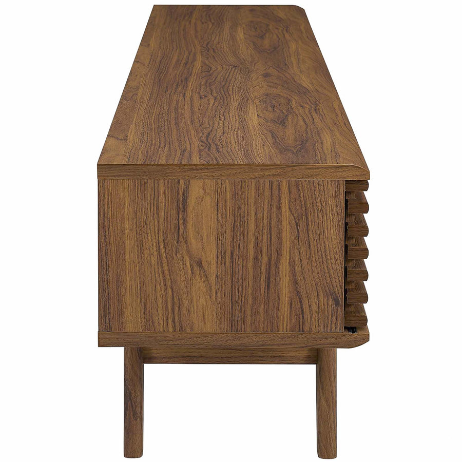 Vera 70" Entertainment Center TV Stand in Walnut Walnut
