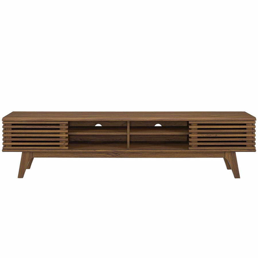 Vera 70" Entertainment Center TV Stand in Walnut Walnut
