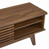 Vera 70" Entertainment Center TV Stand in Walnut Walnut
