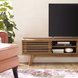 Vera 70" Entertainment Center TV Stand in Walnut Walnut