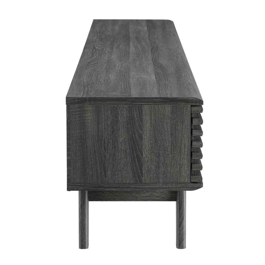 Vera 70" TV Stand in Charcoal