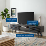 Vera 70" TV Stand in Charcoal
