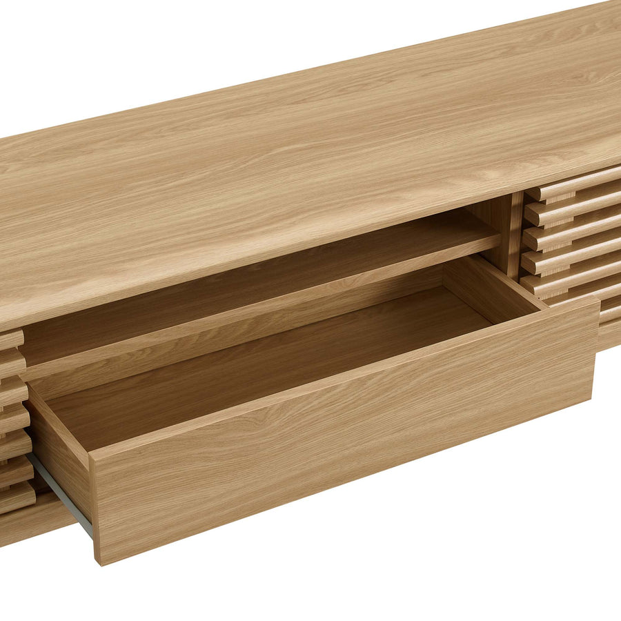 Vera 70" TV Stand in Oak