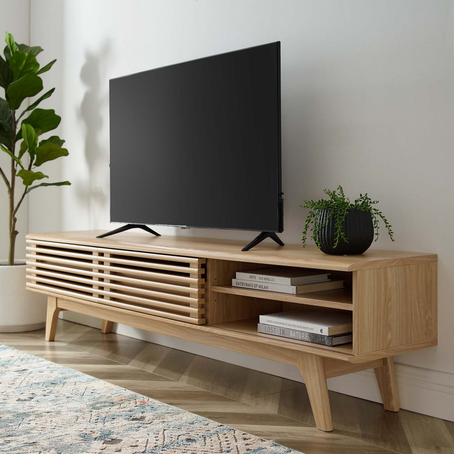 Vera 70" TV Stand in Oak