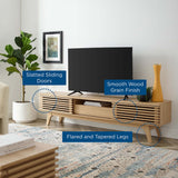 Vera 70" TV Stand in Oak