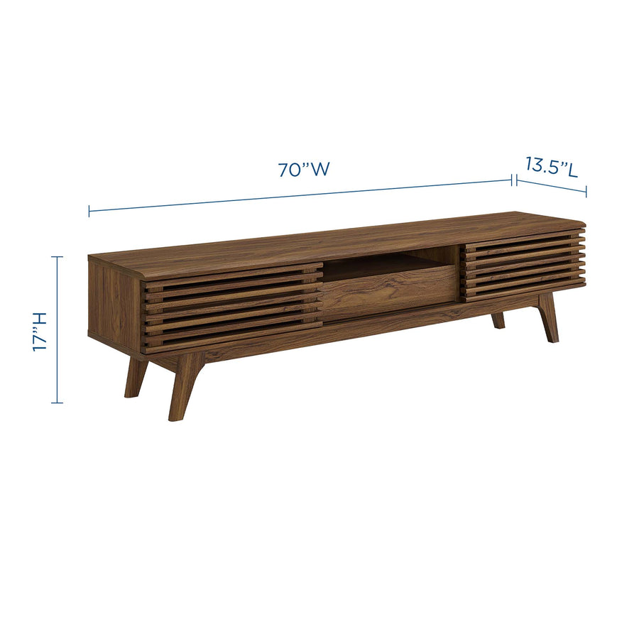 Vera 70" TV Stand in Walnut