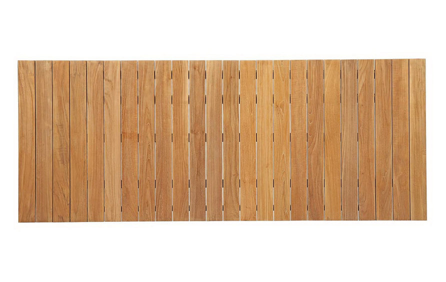 Cove 7 Piece Outdoor Patio Teak Dining Set in Natural