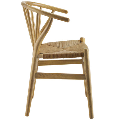 Flourish Spindle Wood Dining Side Chair by Furniture For America
