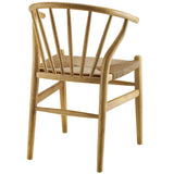 Elliot Spindle Wood Dining Side Chair in Natural