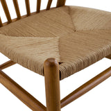 Elliot Spindle Wood Dining Side Chair in Walnut