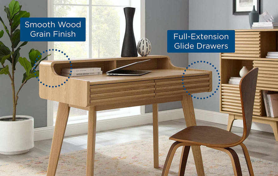 Vera Writing Desk in Oak