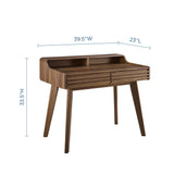 Vera Writing Desk in Walnut