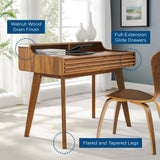 Vera Writing Desk in Walnut