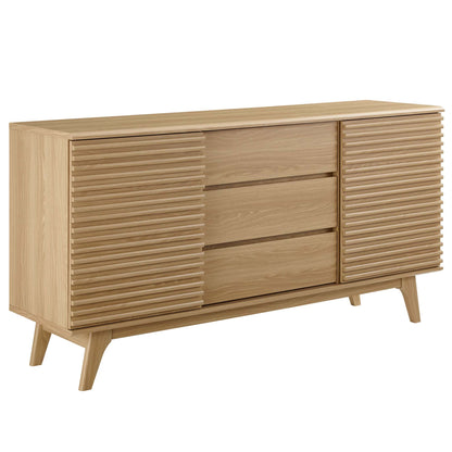 Render 63" Sideboard Buffet Table or TV Stand by Furniture For America