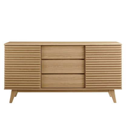 Render 63" Sideboard Buffet Table or TV Stand by Furniture For America