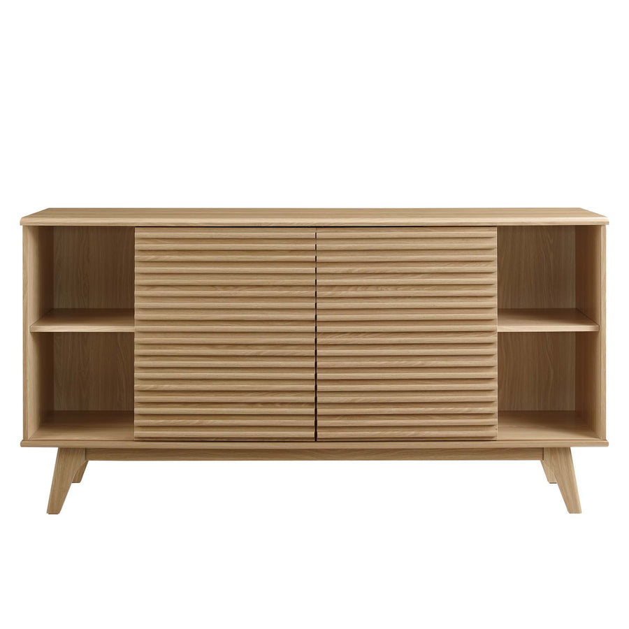 Vera 63" Sideboard Buffet Table or TV Stand in Oak