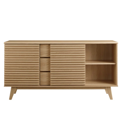Render 63" Sideboard Buffet Table or TV Stand by Furniture For America