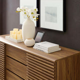 Vera 63" Sideboard Buffet Table or TV Stand in Walnut