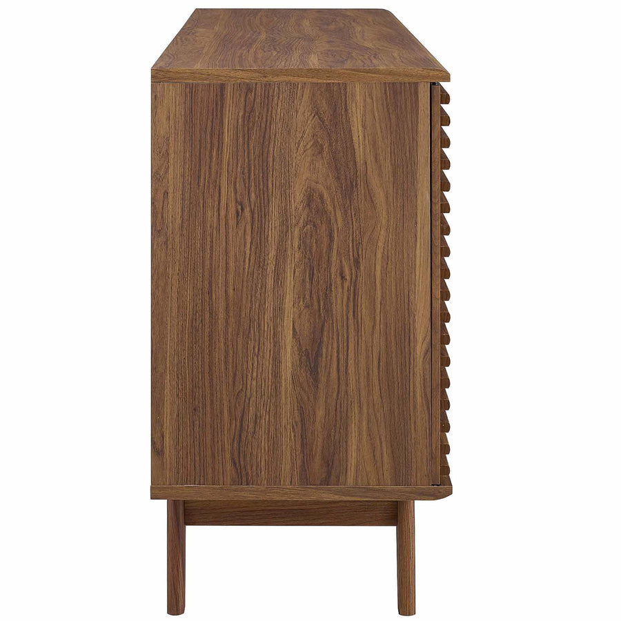 Vera 63" Sideboard Buffet Table or TV Stand in Walnut