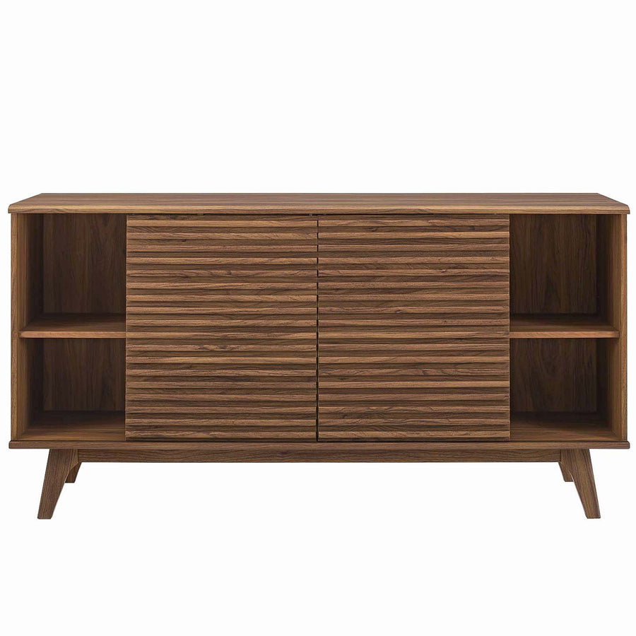 Vera 63" Sideboard Buffet Table or TV Stand in Walnut