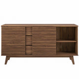 Vera 63" Sideboard Buffet Table or TV Stand in Walnut
