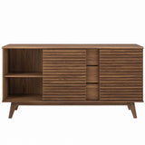Vera 63" Sideboard Buffet Table or TV Stand in Walnut