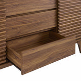 Vera 63" Sideboard Buffet Table or TV Stand in Walnut