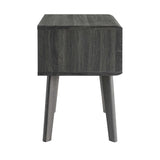 Vera End Table in Charcoal