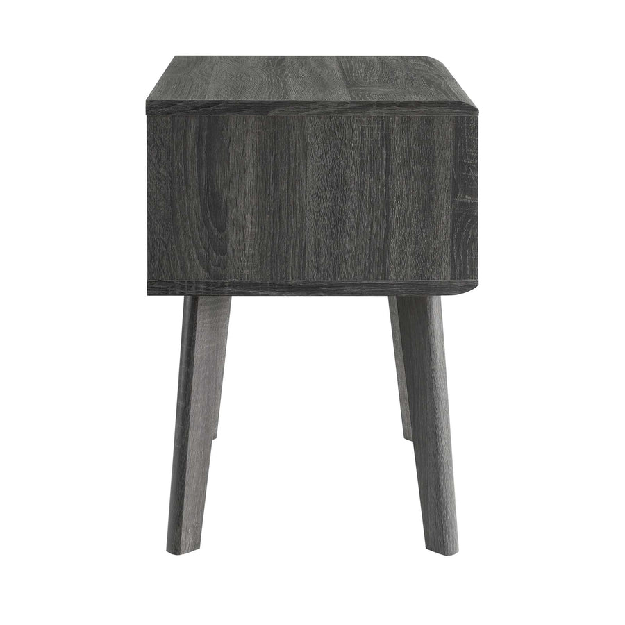 Vera End Table in Charcoal