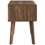 Vera End Table in Walnut