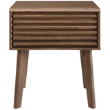 Vera End Table in Walnut