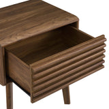 Vera End Table in Walnut