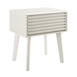 Vera End Table in White