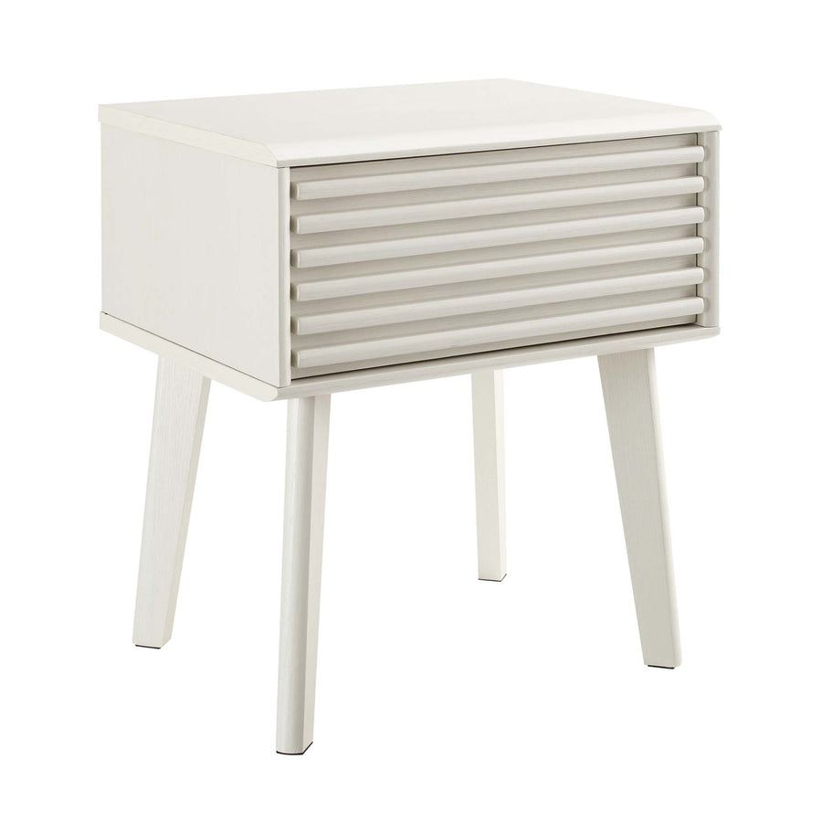 Vera End Table in White