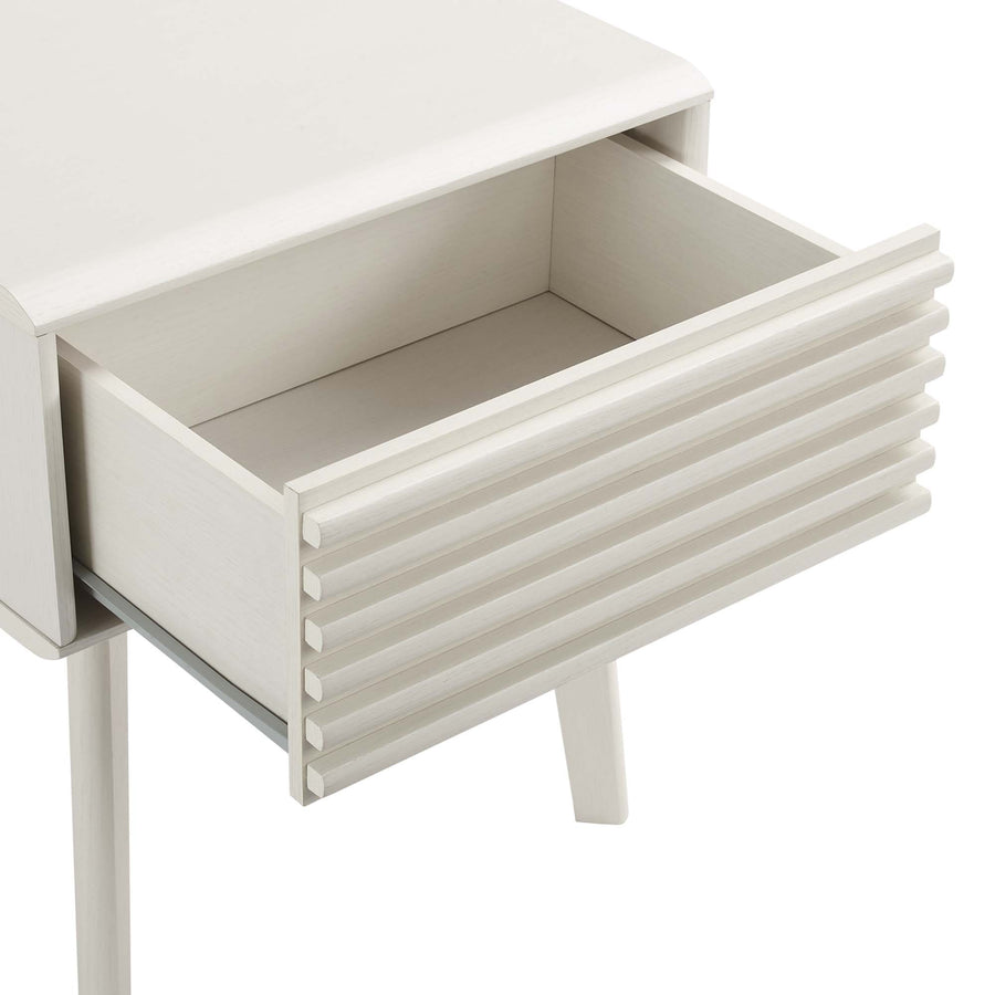 Vera End Table in White