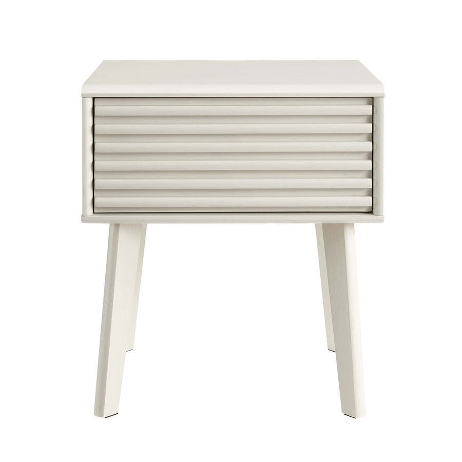 Vera End Table in White