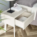 Vera End Table in White