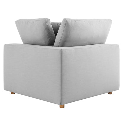 Commix 2 Piece Down Filled Overstuffed Sectional Sofa Set by Furniture for America