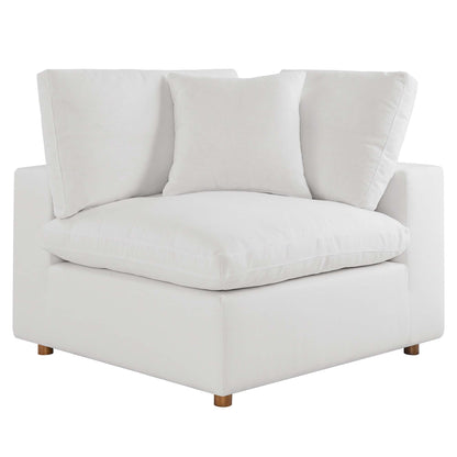 Commix 2 Piece Down Filled Overstuffed Sectional Sofa Set by Furniture for America