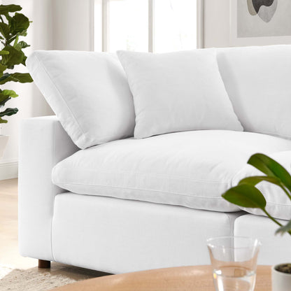 Commix 2 Piece Down Filled Overstuffed Sectional Sofa Set by Furniture for America