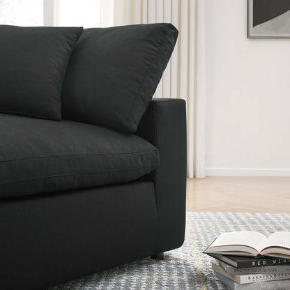 Commix 3 Piece Down Filled Overstuffed Sectional Sofa Set by Furniture for America