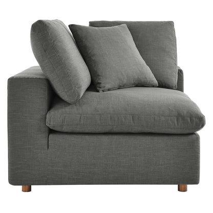 Commix 3 Piece Down Filled Overstuffed Sectional Sofa Set by Furniture for America